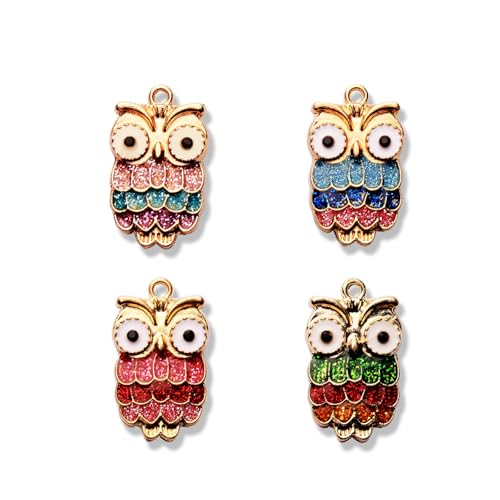 4pcs Needle Minder for Embroidery,Sewing Magnetic Needle Keeper,Cute Owl Cartoon Enamel Pin Needle Minder Sets,Needle Holder for Embroidery, Needlework Storage Accessory, Gift for Cross Stitch Lover