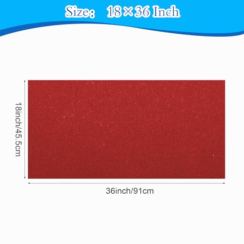 Felt Fabric 18" X 36" (Burgundy) - color: Burgundy, size: 18" X 36"
