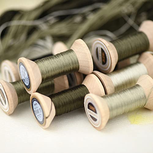 Natural 100% Mulberry Handmade Embroidery Silk Thread Silk Floss (67) - color: 67
