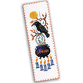 Povitrulya Cross Stitch Bookmark Kit Wheel of the Year: Samhain – Counted DIY Embroidery Set for Adults & Beginners, Witchy Pagan Wiccan Celtic Norse Needlework Gift - color: Samhain
