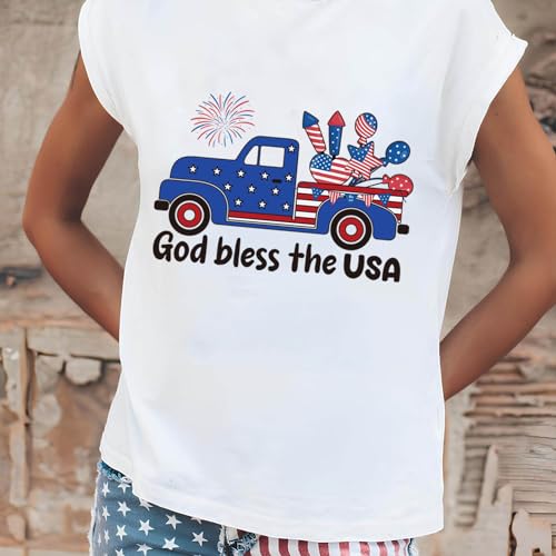 Independence Day Iron on Patches 4th of July Heat Transfer Vinyl Decals American Flag Dwarf Sunflower Patriotic Design Iron on Transfer Stickers Ready to Press Appliques for Clothing T-Shirt Jacket - color: Independence Day A