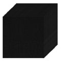 20 PCS Linen Embroidery Fabric, Pre-Cut 8 × 8 Inch Black Fabric - color: Black, size: 8×8 Inch
