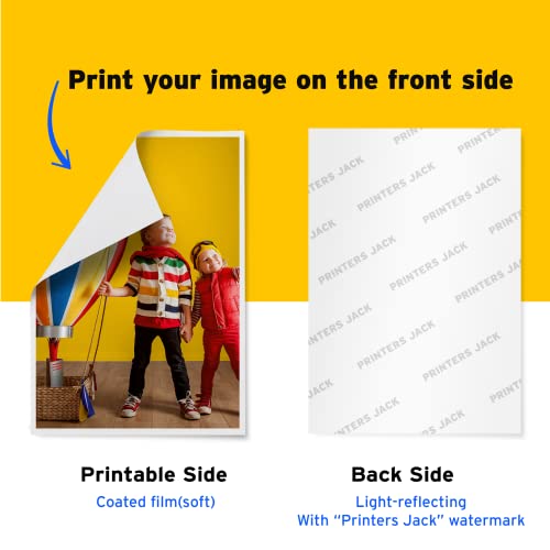 Printers Jack Water Slide Decal Paper Inkjet WHITE 20 Sheets A4 Size Premium Water-Slide Transfer Paper Printable Water Slide Decals for Tumblers, Mugs, Glasses DIY - color: Inkjet White, size: 20 Sheets 8.27 x 11.69 inches