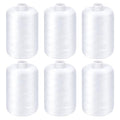 White Thread for Sewing, 6 Spools of 1000 Yards Polyester Quilting Thread - color: White
