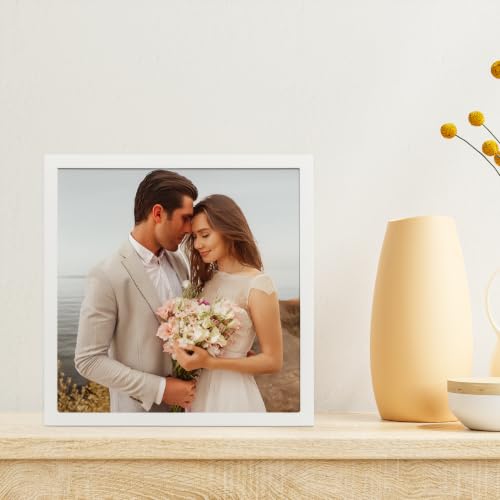 Lawrence Frames 755810 White Wood Picture Frame, 10 by 10-Inch, White - color: White, size: 10x10