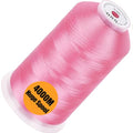 New brothread 4000M Huge Spool Embroidery Machine Thread - Pink - color: Pink-085