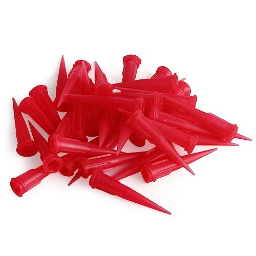 25Ga Plastic Tapered Pinhead Blunt Tip Dispenser Needles 50Pcs - size: 25G