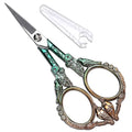 YOUGUOM Precision Embroidery Scissors, Sharp Sewing Scissors - color: Gold Green