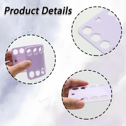 Yinluluna 5 Color Plastic Embroidery Floss Organizer, Floss Bobbin Boards