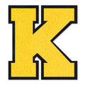 6 Inch Varsity Letter Patches Yellow Iron On Letters - color: Yellow, size: K