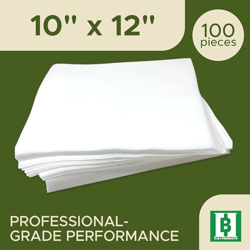 HBI No Show Mesh Embroidery Stabilizer Sheets, Cut Away, 10 x 12 in, 100 Pk - size: 10" x 12"