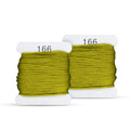Embroidery Floss Kit and Refills - Cotton Threads - DMC Color Coding for Cross Stitch, String Crafts, Friendship Bracelets - color: 166 Chartreuse