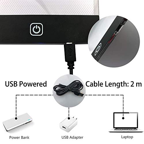A3S Light Pad for Diamond Painting, Diamond Art Light Board, USB Powered - size: A3S