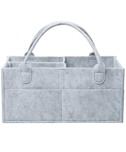 Mr. Pen- Baby Diaper Caddy Organizer, Gray, Large - color: Gray, size: 1 Pack, Large