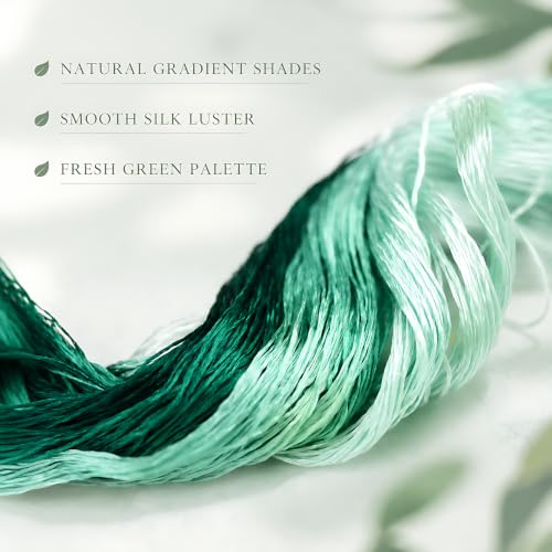 Mulberry Silk Floss Embroidery Thread Floss-Cross Stitch Threads China Silk Woven Jewelry Threads DIY Sewing Kits (53) - color: 53