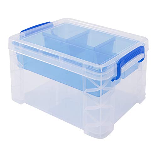 AVT37375 - Advantus Super Stacker Divided Storage Box