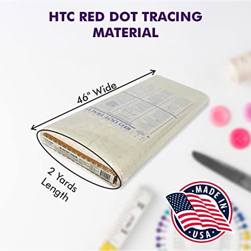 Superpunch Red Dot Tracer Tracing Paper for Sewing Patterns, 46 in x 2 yd - size: 2 yards