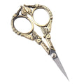 minkissy Stainless Steel Bird Scissors 4.72 in Fine Tip Small Scissors for Eyebrow Beard Eyelash Trimming Embroidery Sewing Craft Home Use Cutter