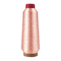 Mandala Crafts Metallic Rose Gold Embroidery Floss for Sewing, 3281 YD - color: Rose Gold, size: 3000M 3281 Yard