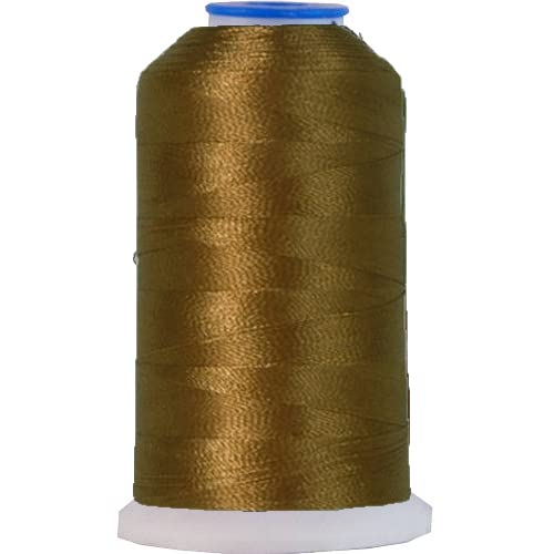 ThreadArt Polyester Machine Embroidery Thread, 1000M 40wt, Medium Tan 408 - color: Med Tan