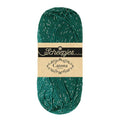 Scheepjes Catona Shine Metallic Cotton Yarn, 50g, 401-S Dark Teal/Silver - color: 401-S Dark Teal - Silver