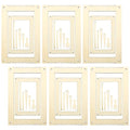 Thyle 6 Sets Wooden Weaving Loom Kit for Beginners with Needles, Comb