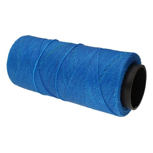 The Beadsmith Knot It Waxed Polyester Cord – Azure Blue Color – 0.7mm Diameter – Light Wax, 144 Meters (472 Feet) Per Spool – Make Jewelry, Macrame, Friendship Bracelets and DIY Crafts - color: Azure Blue