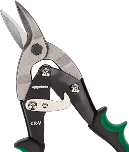 Amazon Basics Aviation Snip Set for Metal Cutting with Comfort Grips, Left, Right and Straight Cut, 3-Piece Set (Left, Right, Straight) (Pack of 10) - size: 3-Piece Set (Left, Right, Straight) (Pack of 10)