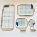 HONEYSEW Embroidery Machine Hoops 4 in 1 Set for Brother PE800 SE1900 PE770 780D PE700 PC6500 Brother Innovis 1250 700 Babylock Accord /Emore /Ellure /Ellure Plus SA442,SA443,SA444,SA445