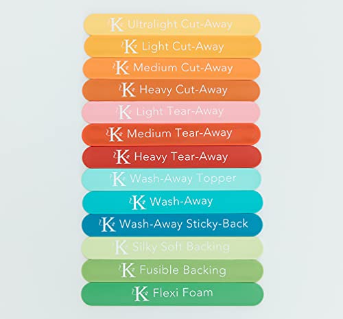 Kimberbell Cut Away Stabilizer Heavy Weight Mesh 2.5 Oz Precut 10”x12” 40 Sheets, Fits 4x4 5x7 6x10 Hoops: for Machine Embroidery, Hand Sewing, Quilting, Piecing Projects, Appliqués, Crafting & More! - color: Heavy Cut-Away, size: 10" x 12" SHEETS