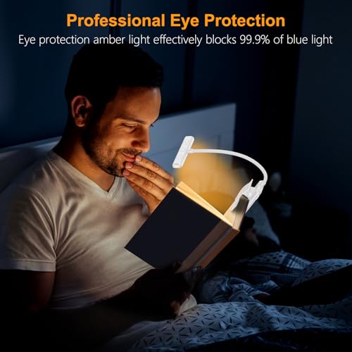 Gritin 19 LED Rechargeable Book Light for Reading in Bed - color: White