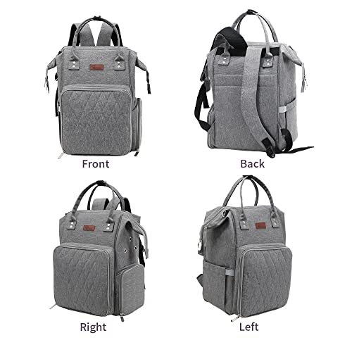 crochet bag,knitting bagBackpack and Tote Bag Storage Bag ，Large capacityYarn Storage Organizer Travel Crochet Bag Women Carrying Crochet Accessories Knitting Needles Crochet - color: GREY