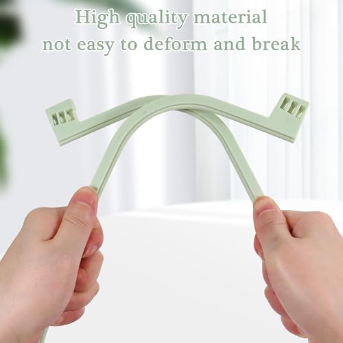 Versatile Double Embroidery Stand, Compact Desktop Embroidery Cross Stitch Frame-Hands Free 2-Tier Embroidery Hoop Frame for Needlepoint Sewing Craft Projects - color: Green
