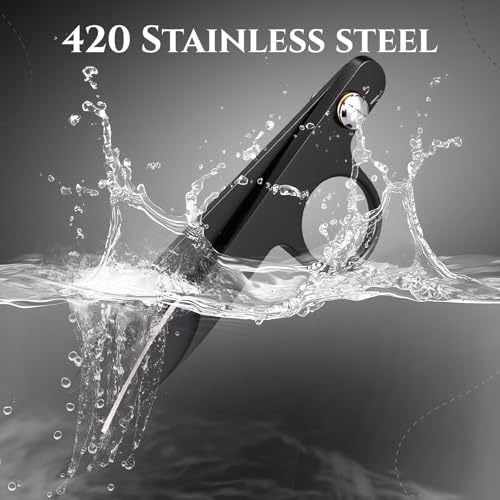 1 Pcs Mini Upgrade Sewing Scissors Fabric Thread Snips Scissors for Sewing Tiny Premium Tailor with Protective Cover Supplies Cutting Clothes Fishing Line Fabric Yarn (Black) - color: Black