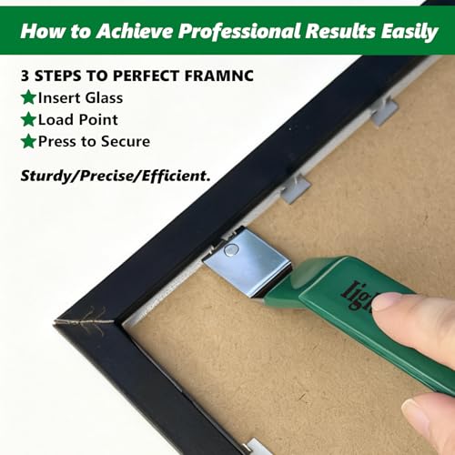 Magnetic Glazier Driver Push Tool(2-Pack) for Window/Picture – Use One-Hand
