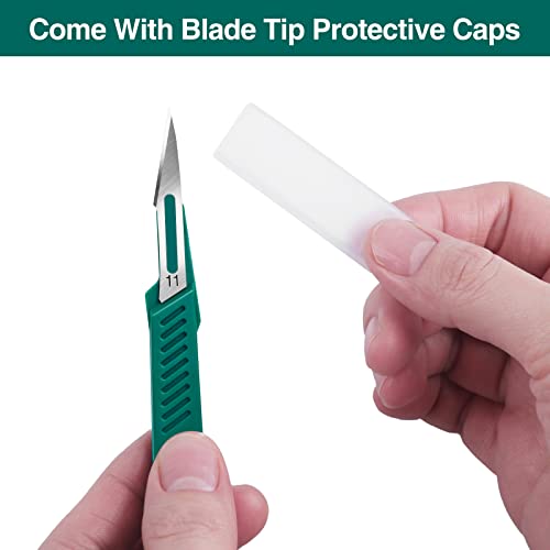 YixangDD 10 PCS Scalpel Blades with #11 Scalpels Surgical Blades - color: 10 Pcs Handle With Blades #11