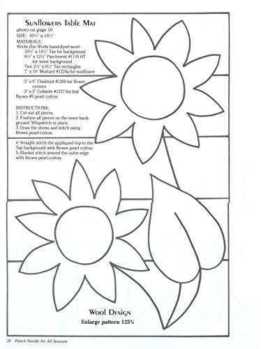 Punch Needle and Wool Embroidery for All Seasons (Design Originals)