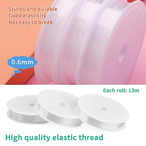 FTEVEN 37PCS Beading Needles, Big Eye Bead Needles for Jewelry Making