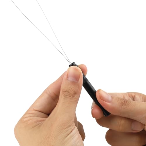 Hair Extension Looper for Micro Beads 5Pcs Sewing in Extensions Removable Pulling Hook Tool Loop Handle Threader for Feather Extensions - color: 2 Gold
