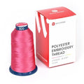 Poolin Polyester Machine Embroidery Thread 4000M 40WT Bright Pink 0920 - color: Bright Pink 0920