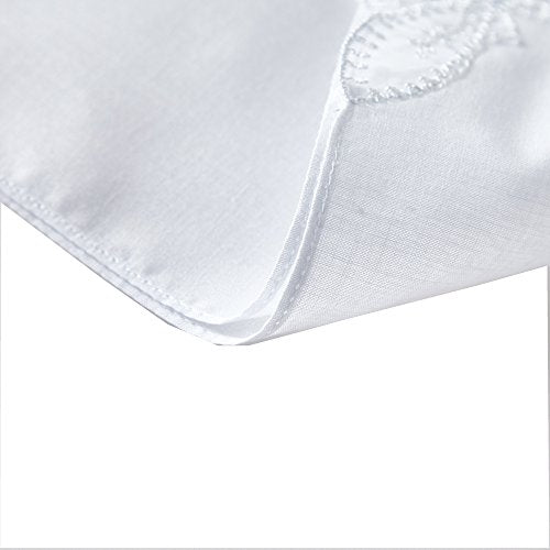 RDS HANKYTEX Cotton Embroidery Ladies' Handkerchiefs Lace Set of 6 - style: 6