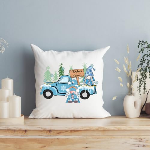 4 Packs Christmas Iron on Patches for Clothing Blue Theme Xmas Iron on Transfer Stickers Cute Dwarf Snowman Snowflake Car Design Ready to Press Decal Heat Transfer Vinyl Appliques for DIY Clothing - color: J