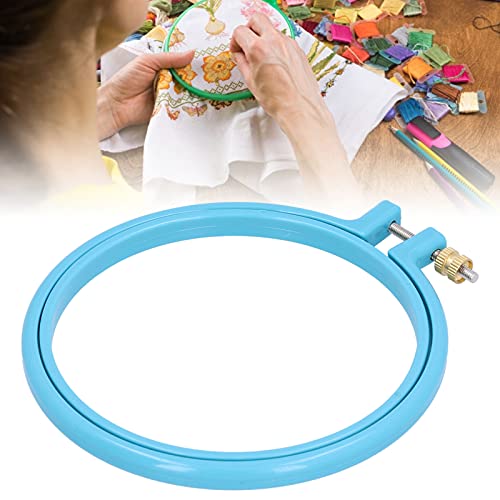 Cross Stitch Embroidery Hoop, Cross Stitch Embroidery Circle Adjustable Cross Stitch Hoop Ring for Embroidery for Sewing for Craft for Art(5 inches)