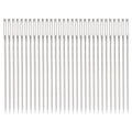 Generic 30Pcs Large Eye Needles 2.36" Stitching Needle Hand Sewing Embroidery Needle Stainless Steel for Leather Cross Stitch