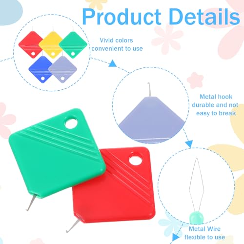 11 Pcs Needle Threaders, Simple Needle Threader Tool for Hand Sewing