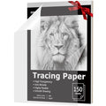 Tracing Paper 8.5x11 in,150 Sheets Transfer Paper Transparent Vellum Paper - color: Black, size: 8.5" x 11" (150 Sheet)