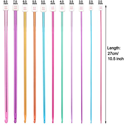 Coopay Complete Tunisian Crochet Hooks Set, Knitting & Crochet Supplies - color: Tunisian Mixed Set With Accessories