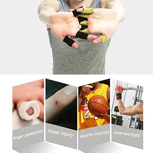 20 Pcs Finger Sleeves Protectors, Elastic Sport Finger Sleeves, Black/Nude - color: Black,Skin Tone