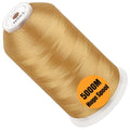 New brothread Huge Spool Embroidery Machine Thread -Gold Fits Janome Color - color: Gold-N003
