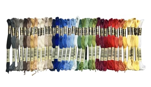 DMC Home Decor Bundle with Needle Size 3/9 and Cyclamen Pink/Light Grape.